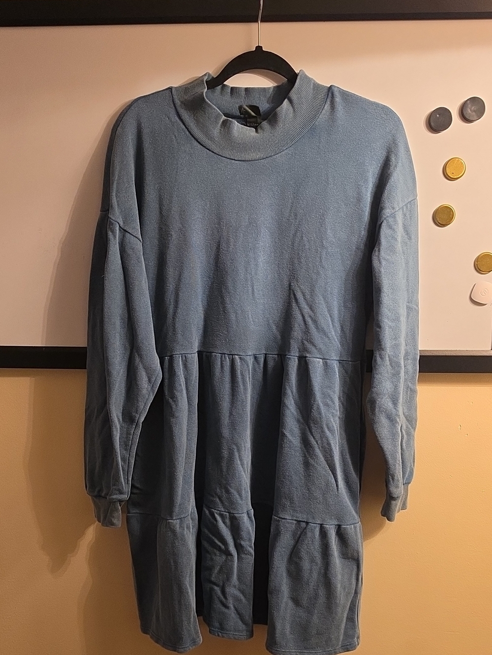 wild fable Faded Green Sweatshirt Dress